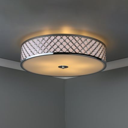 Där Lighting CIV5050 - Plafonnier CIVIC 5xE14/60W/230V Ø 50 cm chrome brillant