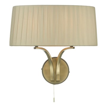 Där Lighting CRI0929 - Applique murale CRISTIN 2xE14/40W/230V laiton/taupe
