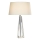 Där Lighting CYP4208 - Lampe de table CYPRUS 1xE27/60W/230V crème/transparent