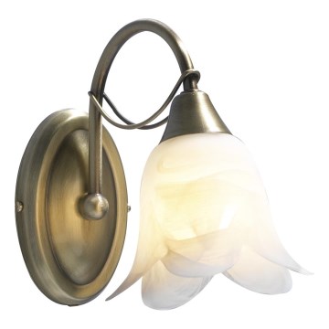 Där Lighting DOU0775 - Applique murale DOUBLET 1xE14/40W/230V laiton