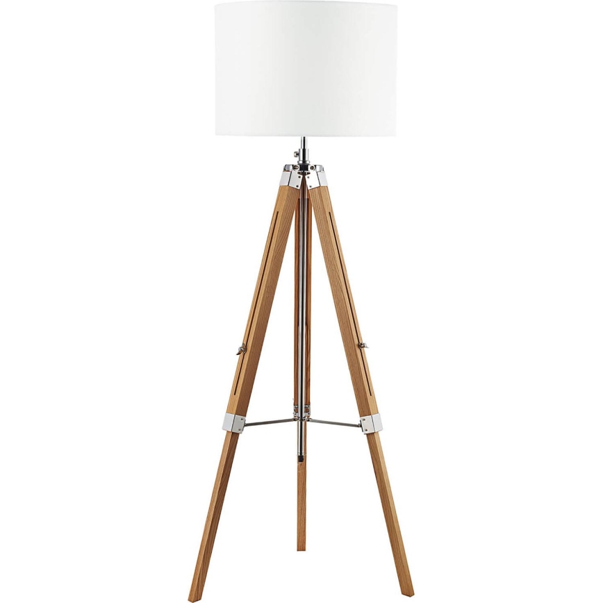 Där Lighting EAS4943 - Vloerlamp EASEL 1xE27/60W/230V bruin