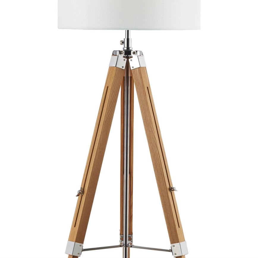 Där Lighting EAS4943 - Vloerlamp EASEL 1xE27/60W/230V bruin