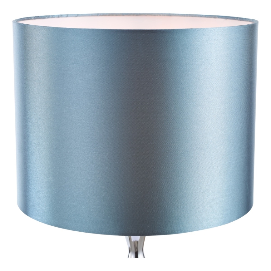Där Lighting ELS4223 - Lampe de table ELSA 1xE27/40W/230V bleu/chrome brillant