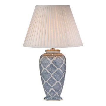 Där Lighting ELY4223 - Lampe de table ELY 1xE27/60W/230V bleue