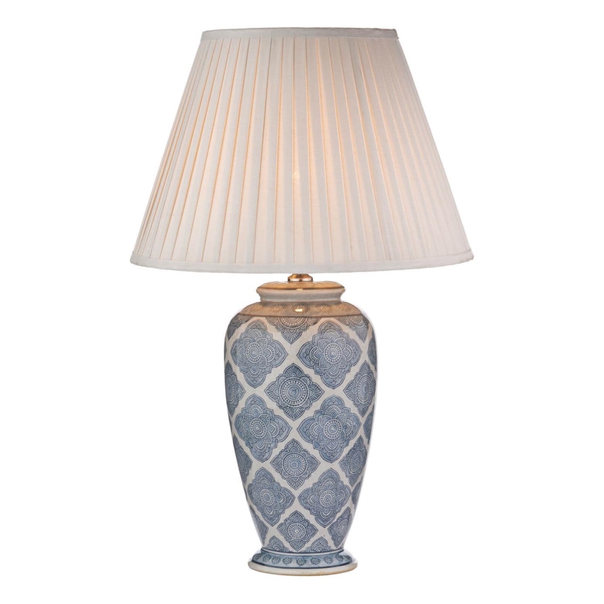 Där Lighting ELY4223 - Lampe de table ELY 1xE27/60W/230V bleue