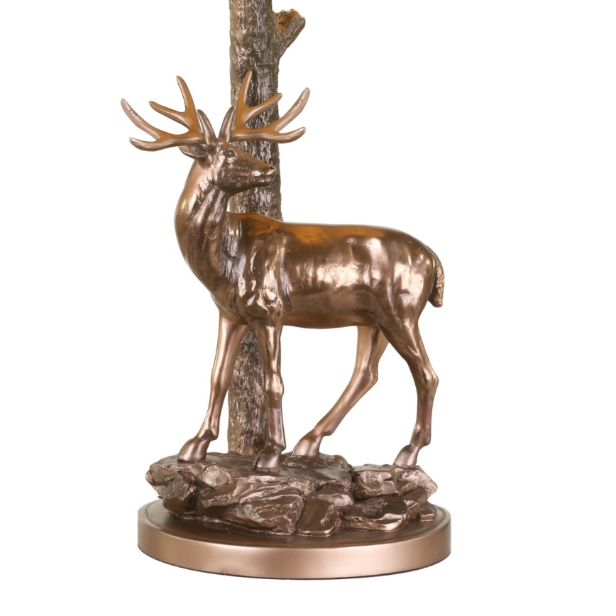 Där Lighting GUL5545-X - Lampe de table GULLIVER 1xE27/60W/230V beige/bronze