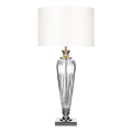 Där Lighting HIN4208 - Tafellamp HINTON 1xE27/60W/230V wit/glanzend chroom