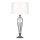 Där Lighting HIN4208 - Tafellamp HINTON 1xE27/60W/230V wit/glanzend chroom
