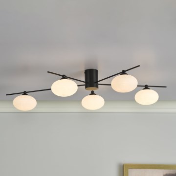 Där Lighting JAS5422 - Opbouwlamp JASPER 5xG9/25W/230V zwart