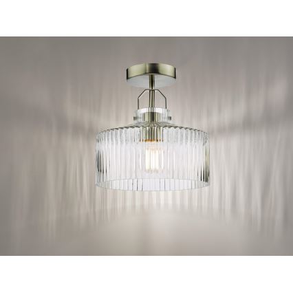 Där Lighting LEN4846 - Plafonnier LENKA 1xE27/60W/230V chrome mat