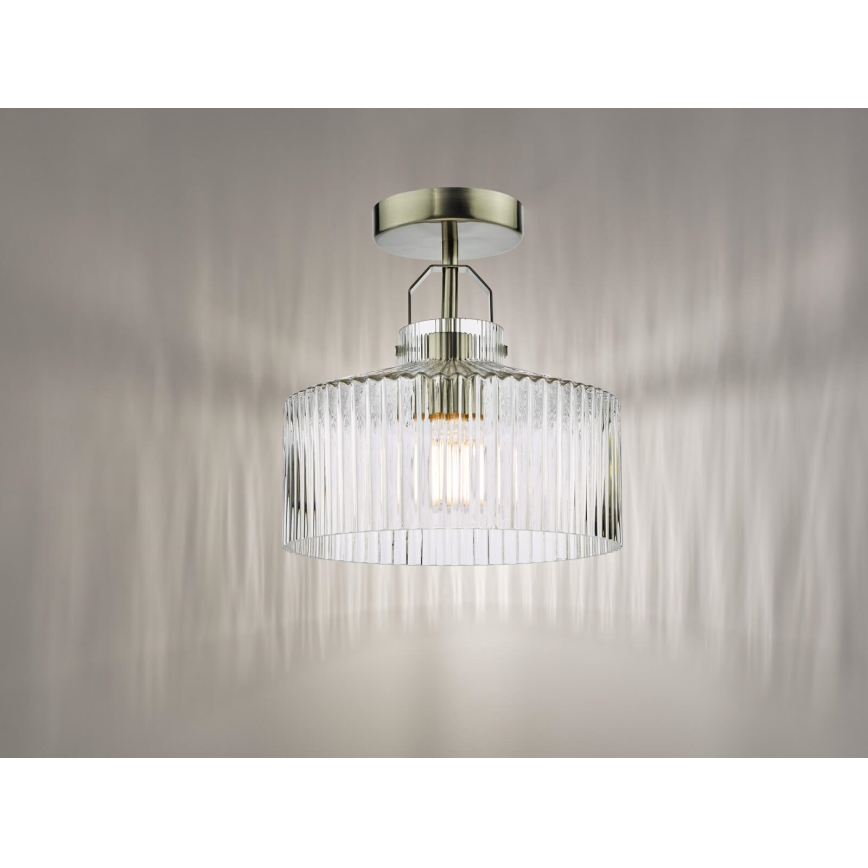 Där Lighting LEN4846 - Plafonnier LENKA 1xE27/60W/230V chrome mat
