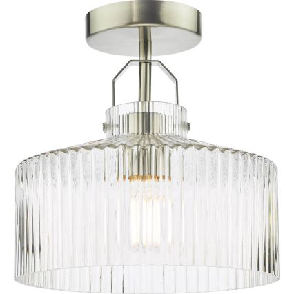 Där Lighting LEN4846 - Plafonnier LENKA 1xE27/60W/230V chrome mat