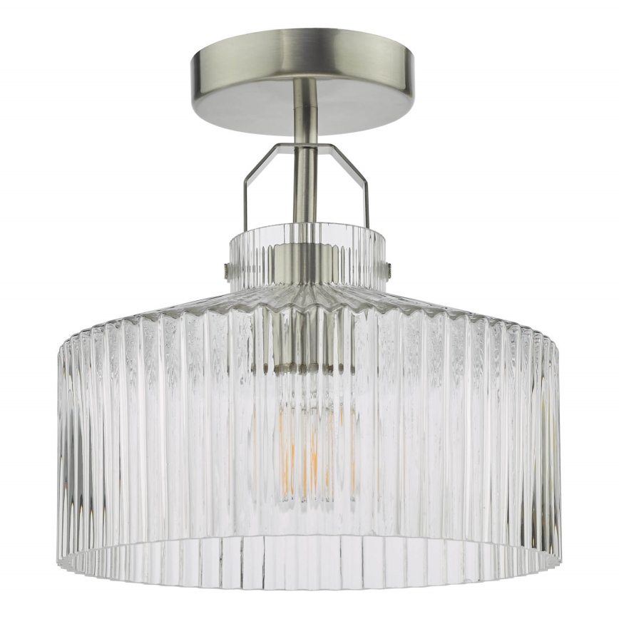 Där Lighting LEN4846 - Plafonnier LENKA 1xE27/60W/230V chrome mat