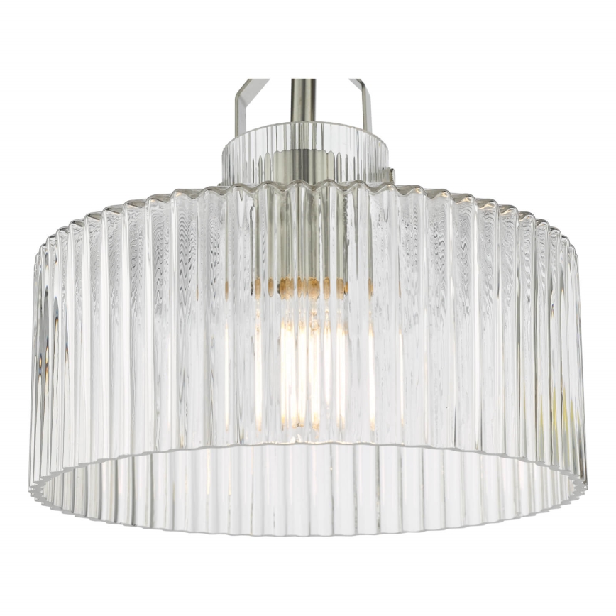 Där Lighting LEN4846 - Plafonnier LENKA 1xE27/60W/230V chrome mat
