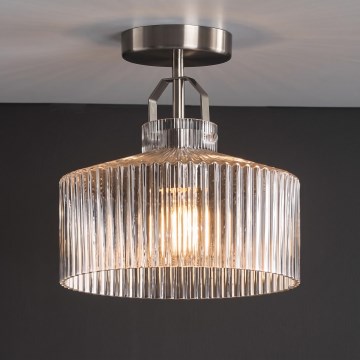 Där Lighting LEN4846 - Plafonnière LENKA 1xE27/60W/230V mat chroom