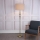 Där Lighting MAD4975 - Vloerlamp MADRID 1xE27/60W/230V bruin/messing