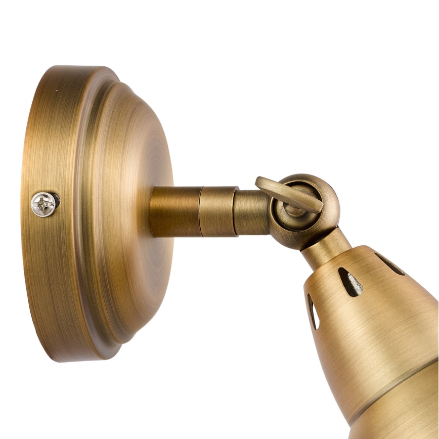 Där Lighting NAT0742 - Applique murale spot NATHANIEL 1xGU10/11W/230V laiton