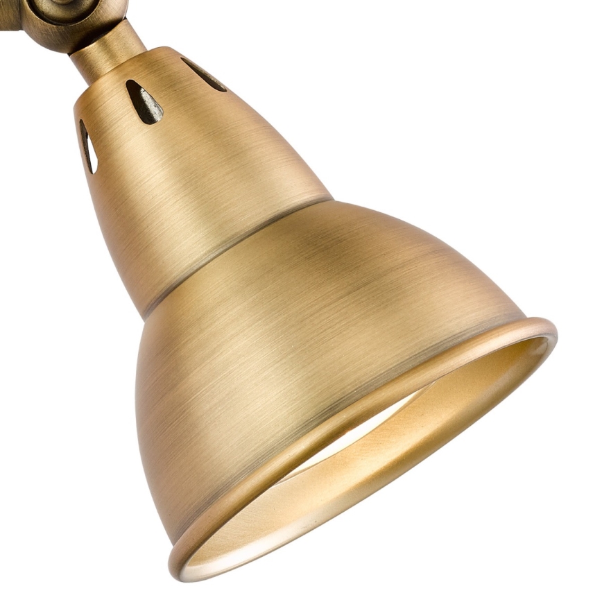 Där Lighting NAT0742 - Wandspot NATHANIEL 1xGU10/11W/230V messing