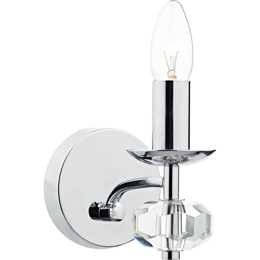 Där Lighting OLE0750 - Applique murale OLEANA 1xE14/40W/230V chromé brillant