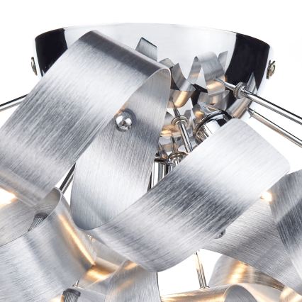 Där Lighting RAW0450 - Plafondlamp RAWLEY 4xG9/25W/230V mat chroom