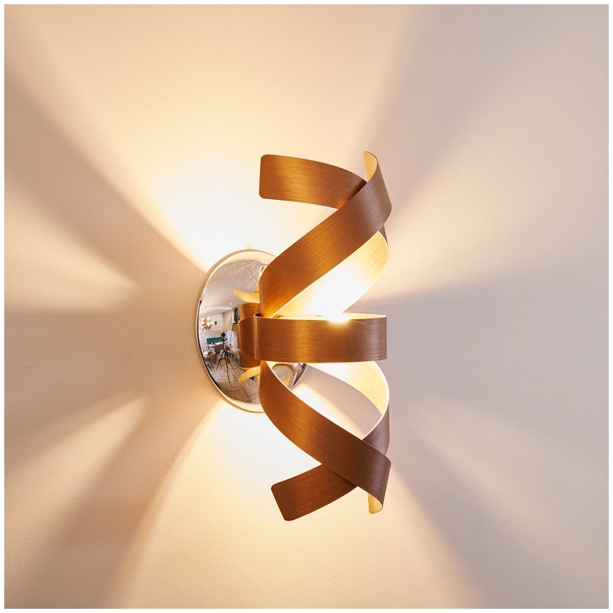 Där Lighting RAW0764 - Koperen RAWLEY wandlamp 1xG9/25W/230V