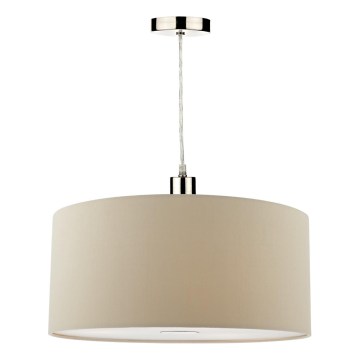 Där Lighting RON6529 - Suspension sur câble RONDA 1xE27/60W/230V noir/beige