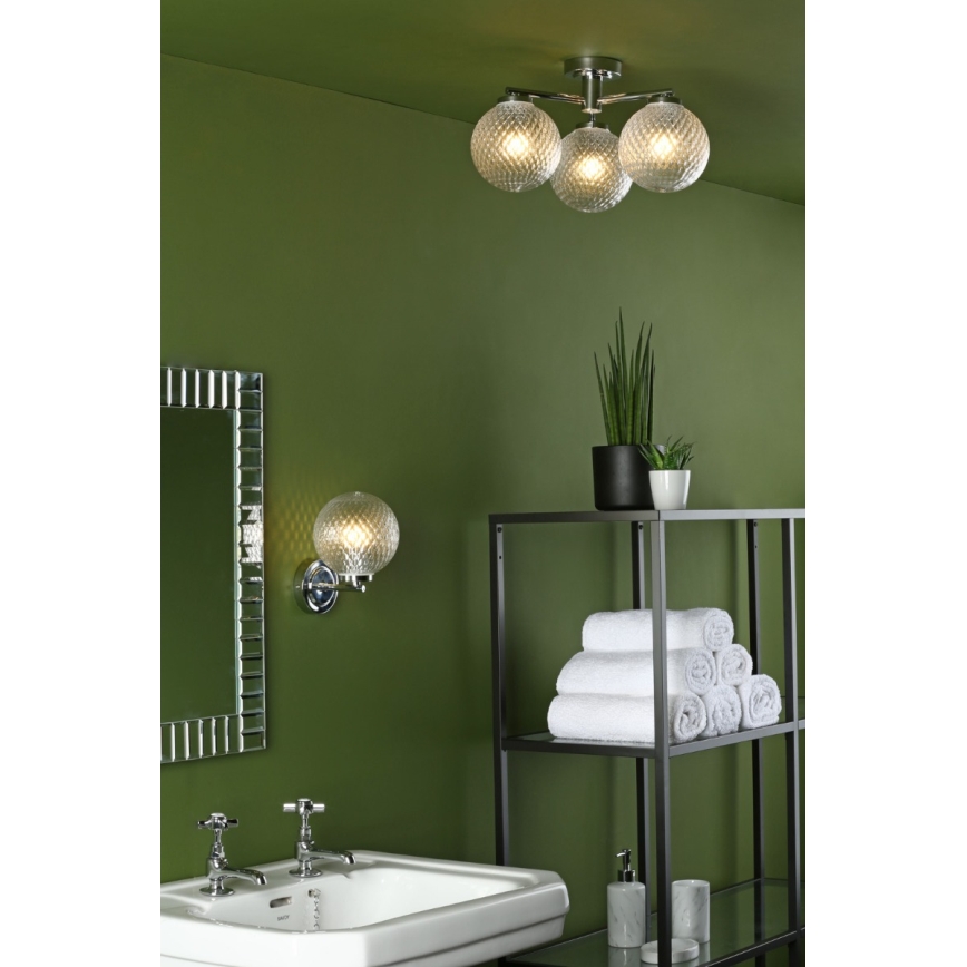 Där Lighting WAY0750 - Badkamerwandlamp WAYNE 1xG9/3W/230V IP44 chroom