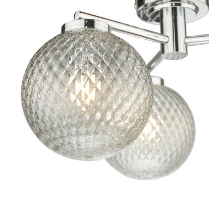 Där Lighting WAY5350 - Badkamer opbouwkroonluchter WAYNE 3xG9/3W/230V IP44 glanzend chroom