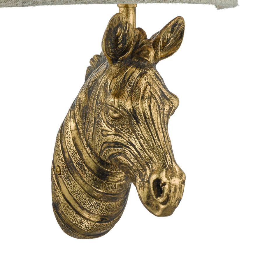 Där Lighting ABB0735 - Wandlamp ABBY 1xE14/40W/230V linnen/goud