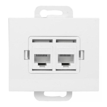 Data-stopcontact dubbel RJ45 ONYX