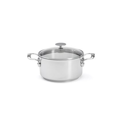 De Buyer 3427.20 - Pan met deksel MILADY 20 cm roestvrij staal
