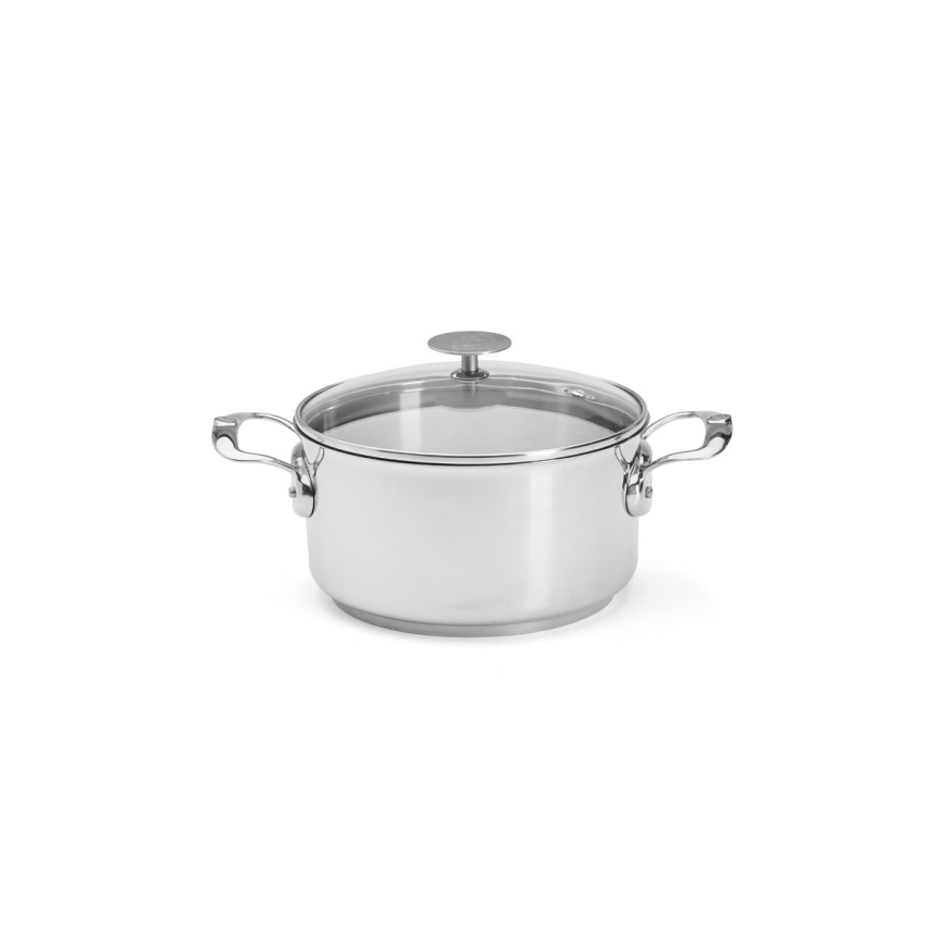 De Buyer 3427.20 - Pan met deksel MILADY 20 cm roestvrij staal