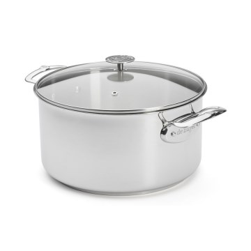 De Buyer 3427.28 - Casserole avec couvercle MILADY 28 cm en inox