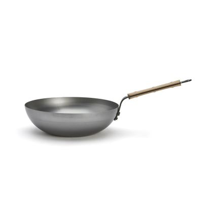 De Buyer 5717.28 - Wok MINERAL B BOIS 28 cm