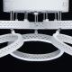 De Markt - LED Plafondlamp dimbaar AURICH LED/70W/230V + afstandsbediening