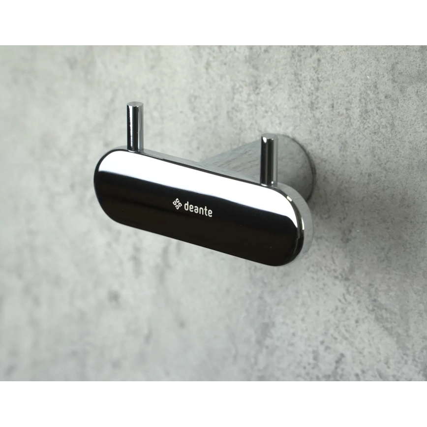 Deante ADR_0121 - Crochet mural ROUND chromé brillant