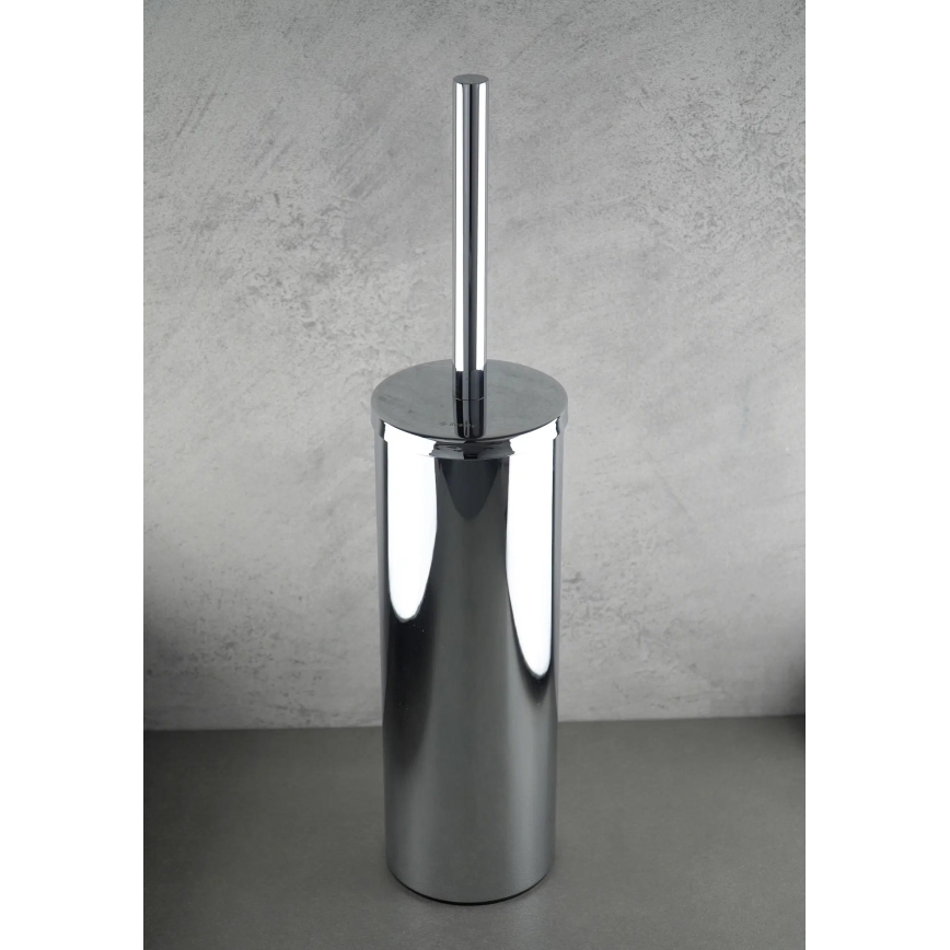 Deante ADR_0712 - Brosse WC sur pied ROUND chrome brillant