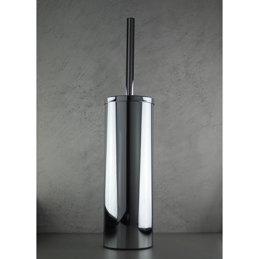 Deante ADR_0712 - Brosse WC sur pied ROUND chrome brillant