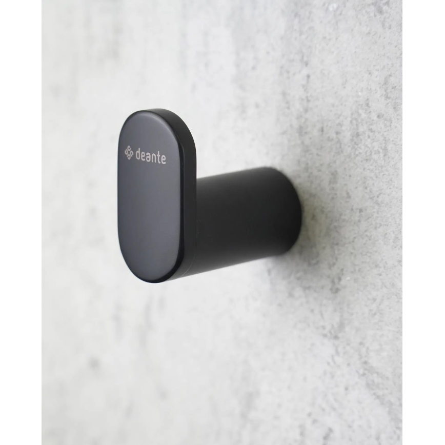 Deante ADR_N111 - Wandhaak ROUND, zwart