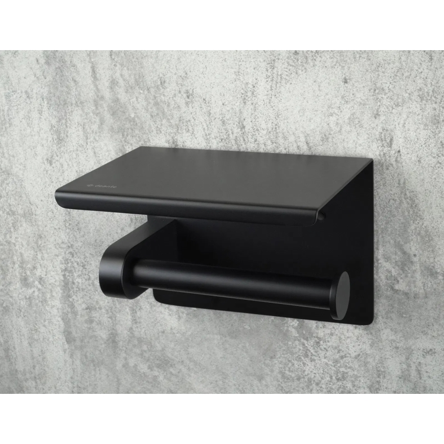 Deante ADR_N221 - Toiletrolhouder ROUND zwart