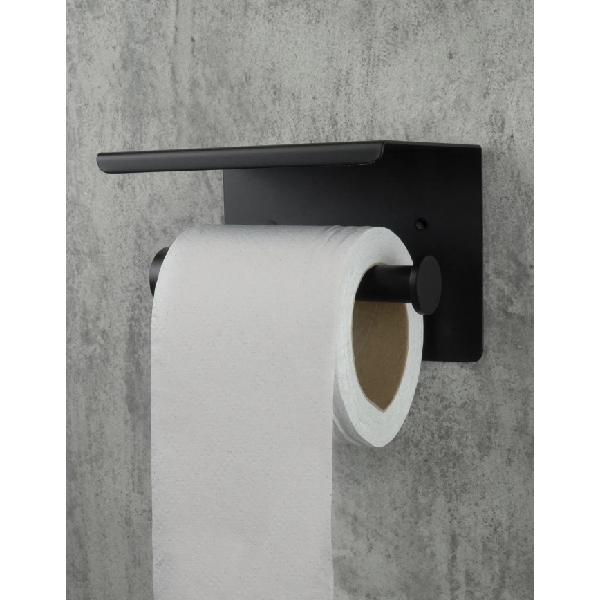 Deante ADR_N221 - Toiletrolhouder ROUND zwart