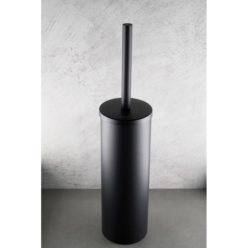 Deante ADR_N712 - Staande wc-borstel ROUND zwart
