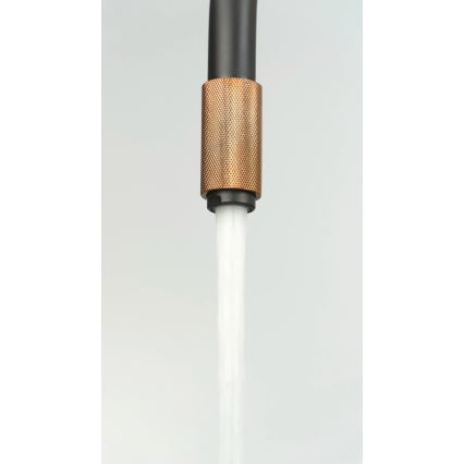 Deante BCA_B64M - Mitigeur d'évier ASTER noir/laiton