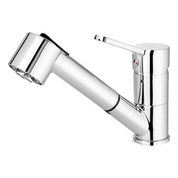 Deante BDN_071M - Robinet d'évier avec douchette extractible NARCYZ chrome brillant