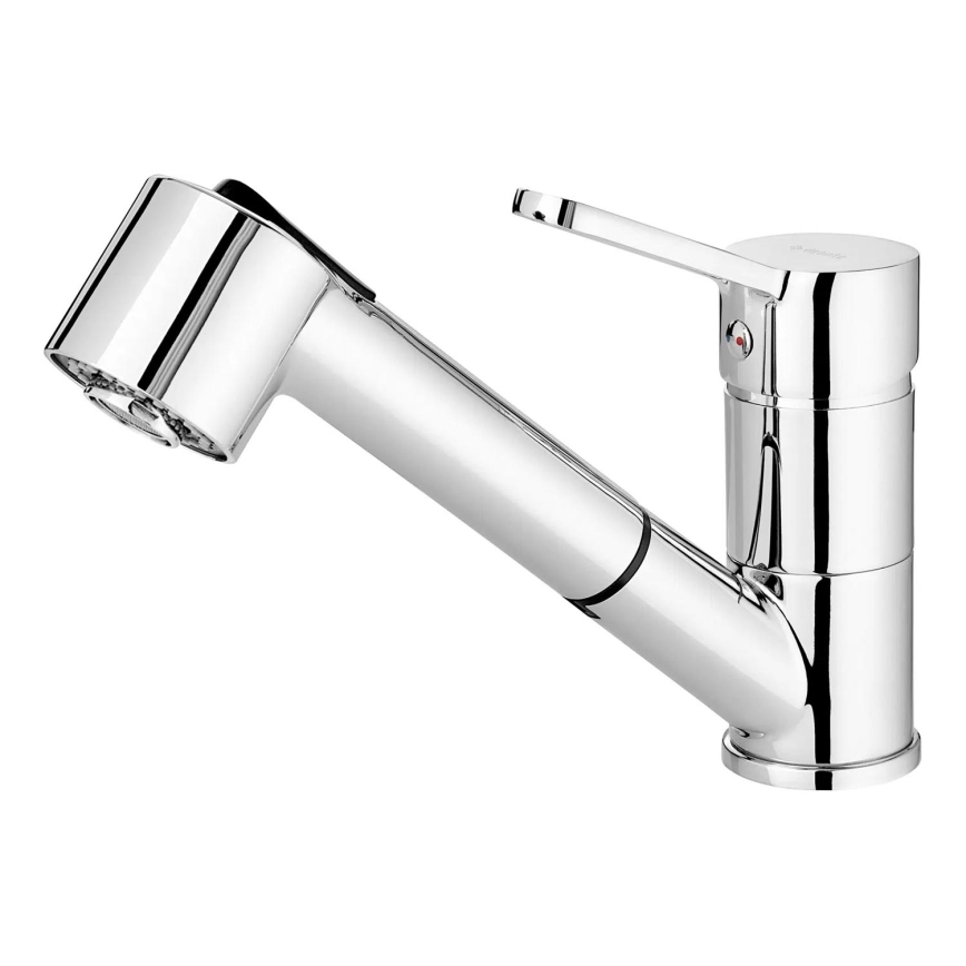 Deante BDN_071M - Robinet d'évier avec douchette extractible NARCYZ chrome brillant