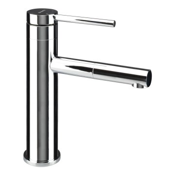 Deante BGE_022M - Mitigeur pour lavabo ORA 22,9 cm avec douchette extractible, finition chrome brillant