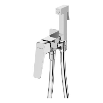 Deante BQL_034M - Mitigeur pour bidet avec douchette pour installation encastrée BLUR, chrome brillant