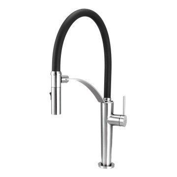 Deante BRC_072M - Robinet d'évier avec bras flexible CORDA chrome brillant