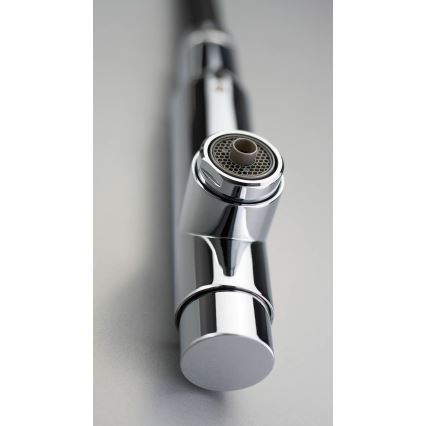 Deante BRE_075M - Robinet d'évier avec douchette extractible ERIDAN chrome brillant
