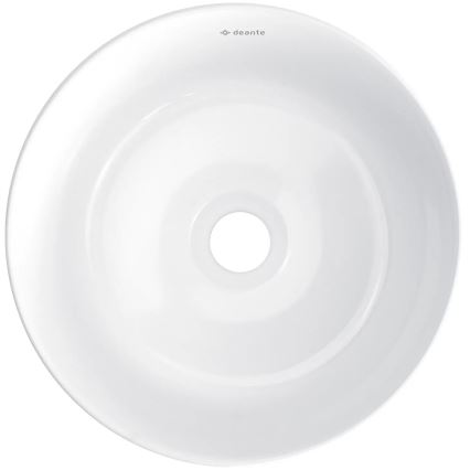 Deante CDJ_6U2S - Aanrecht wastafel JASMIN diameter 28 cm keramiek/wit